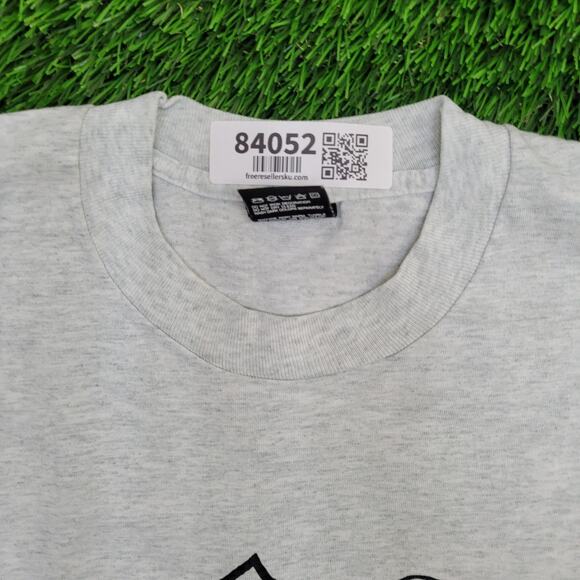 Vintage 80s Theater Mask Shirt Womens Large 21x24 Crop USA - Picture 13 of 16